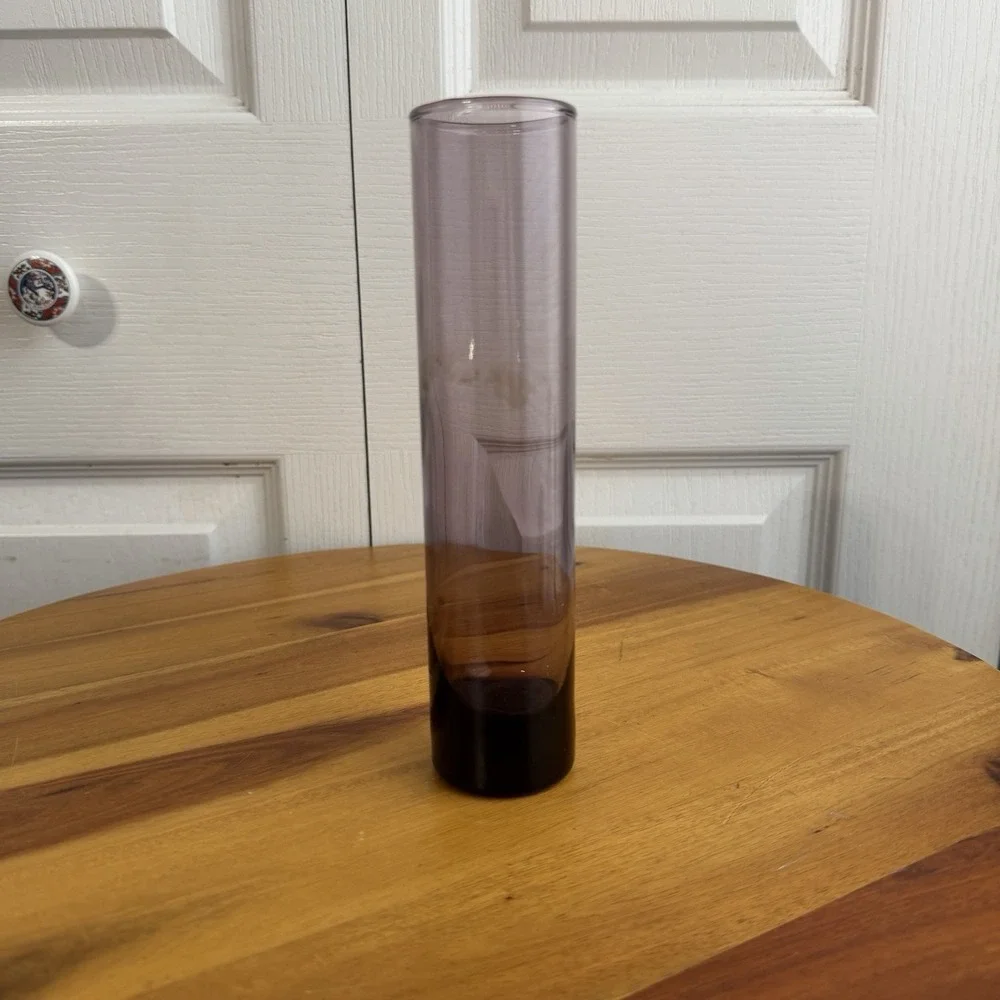 Amethyst Purple Cylinder Bud Vase Anniversary Mother's Day Valentine's Day Gifts